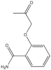 2-(2-Oxopropoxy)benzamide Struktur