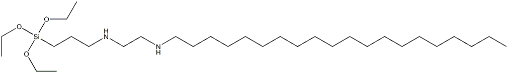 3-(Triethoxysilyl)-N-[2-(icosylamino)ethyl]propan-1-amine Struktur