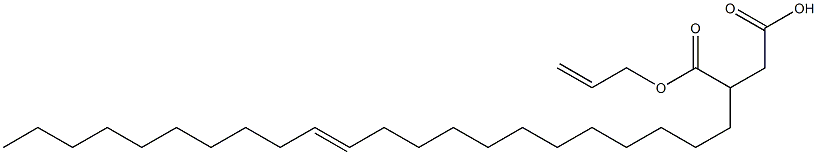 3-(12-Docosenyl)succinic acid 1-hydrogen 4-allyl ester Struktur