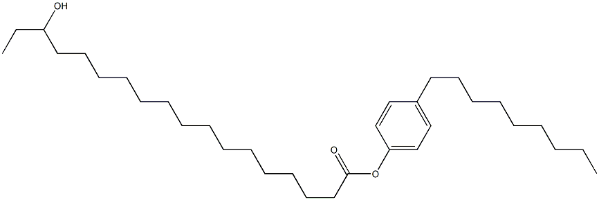 16-Hydroxystearic acid 4-nonylphenyl ester Struktur