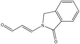 2-(2-Formylethenyl)isoindolin-1-one Struktur