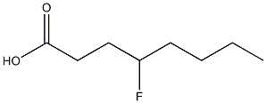 4-Fluorooctanoic acid Struktur