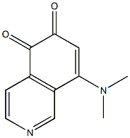 8-(Dimethylamino)isoquinoline-5,6-dione Struktur