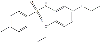 N-(2,5-Diethoxyphenyl)-4-methylbenzenesulfonamide Struktur