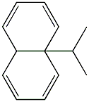 4a,8a-Dihydro-4a-isopropylnaphthalene Struktur