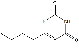 5-Methyl-6-butyluracil Struktur