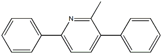 2-Methyl-3,6-diphenylpyridine Struktur