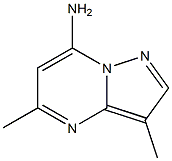 3,5-Dimethylpyrazolo[1,5-a]pyrimidin-7-amine Struktur