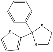 2-Phenyl-2-(2-thienyl)-1,3-dithiolane Struktur