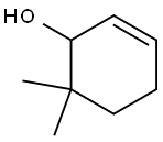 6,6-Dimethyl-2-cyclohexen-1-ol Struktur