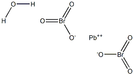 Lead dibromate hydrate Struktur