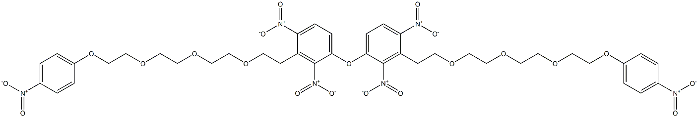 [2-[2-[2-[2-(4-Nitrophenoxy)ethoxy]ethoxy]ethoxy]ethyl](2,4-dinitrophenyl) ether Struktur