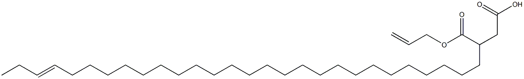 3-(25-Octacosenyl)succinic acid 1-hydrogen 4-allyl ester Struktur