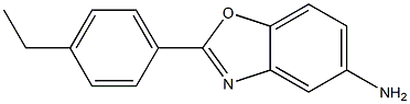 5-Amino-2-(4-ethylphenyl)benzoxazole Struktur