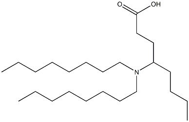 4-(Dioctylamino)octanoic acid Struktur