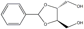 (+)-2-O,3-O-Benzylidene-D-threitol Struktur