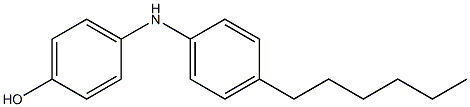 4'-Hexyl[iminobisbenzen]-4-ol Struktur