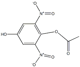 2,6-Dinitrohydroquinone acetate Struktur