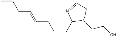 2-(4-Octenyl)-3-imidazoline-1-ethanol Struktur