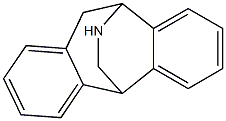 (+)-10,5-(Iminomethano)-10,11-dihydro-5H-dibenzo[a,d]cycloheptene Struktur