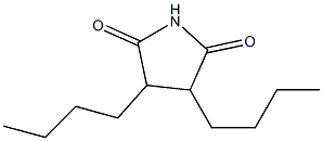 3,4-Dibutylpyrrolidine-2,5-dione Struktur