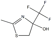 4-(Trifluoromethyl)-2-methyl-2-thiazolin-4-ol Struktur