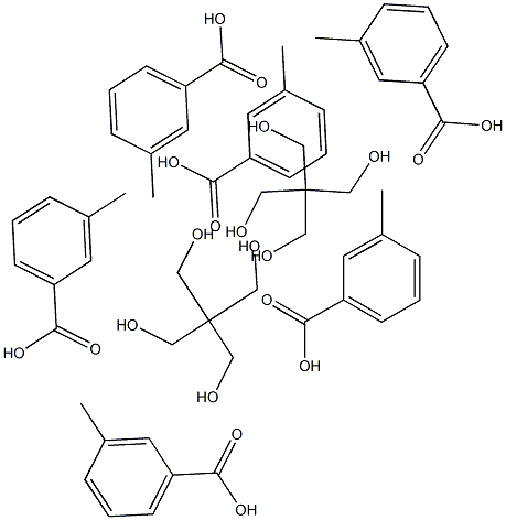 Dipentaerythritol hexa(3-methylbenzoate) Struktur