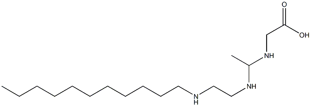 N-[1-[2-(Undecylamino)ethylamino]ethyl]glycine Struktur