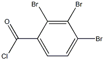 2,3,4-Tribromobenzoic acid chloride Struktur