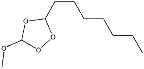 3-Methoxy-5-heptyl-1,2,4-trioxolane Struktur