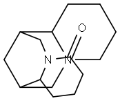 Dodecahydro-7,14-methano-4H,6H-dipyrido[1,2-a:1',2'-e][1,5]diazocin-4-one Struktur