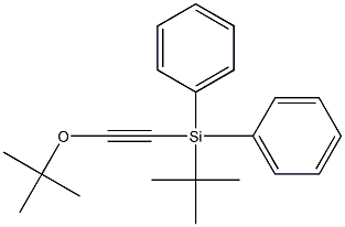 1-(tert-Butyldiphenylsilyl)-2-tert-butoxyacetylene Struktur