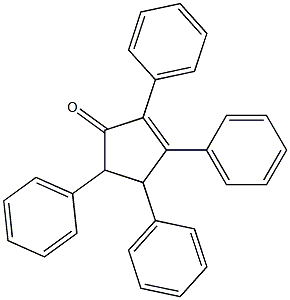 2,3,4,5-Tetraphenyl-2-cyclopenten-1-one Struktur