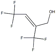 (Z)-2-(Trifluoromethyl)-4,4,4-trifluoro-2-buten-1-ol Struktur