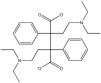 Bis(2-diethylaminoethyl)2,3-diphenylsuccinate Struktur