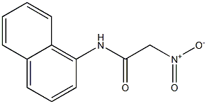 N-(1-Naphtyl)-2-nitroacetamide Struktur