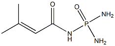 N-(Diaminophosphinyl)-3-methyl-2-butenamide Struktur