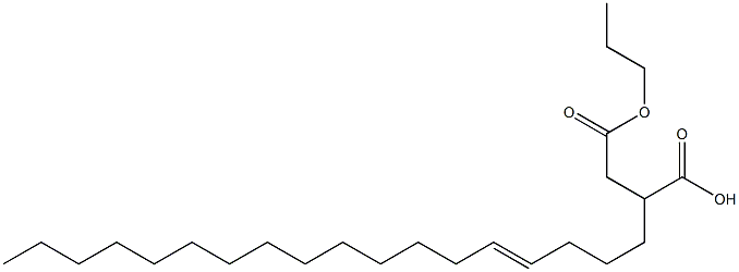 2-(4-Octadecenyl)succinic acid 1-hydrogen 4-propyl ester Struktur