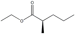 [R,(-)]-2-Methylvaleric acid ethyl ester Struktur