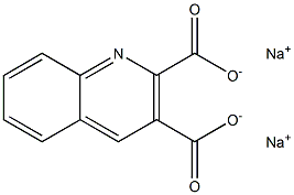 2,3-Quinolinedicarboxylic acid disodium salt Struktur