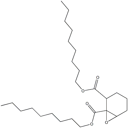 7-Oxabicyclo[4.1.0]heptane-1,2-dicarboxylic acid dinonyl ester Struktur