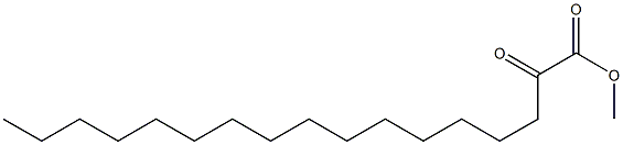 2-Oxoheptadecanoic acid methyl ester Struktur