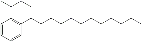 1-Methyl-4-undecyl-1,2,3,4-tetrahydronaphthalene Struktur