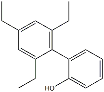 2-(2,4,6-Triethylphenyl)phenol Struktur