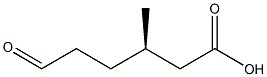 [R,(+)]-5-Formyl-3-methylvaleric acid Struktur