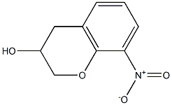 8-Nitrochroman-3-ol Struktur