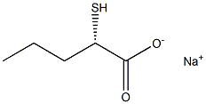 [S,(+)]-2-Mercaptovaleric acid sodium salt Struktur