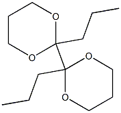 2,2'-Dipropyl[2,2'-bi(1,3-dioxane)] Struktur