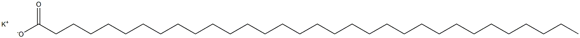 Dotriacontanoic acid potassium salt Struktur