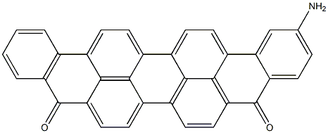 2-Aminoanthra[9,1,2-cde]benzo[rst]pentaphene-5,10-dione Struktur